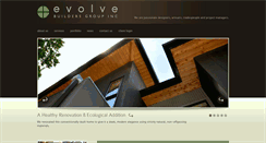 Desktop Screenshot of evolvebuilders.ca